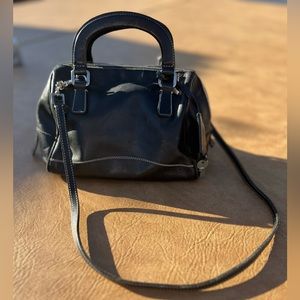 Prada Leather vintage purse - crossbody clutch with lock and key